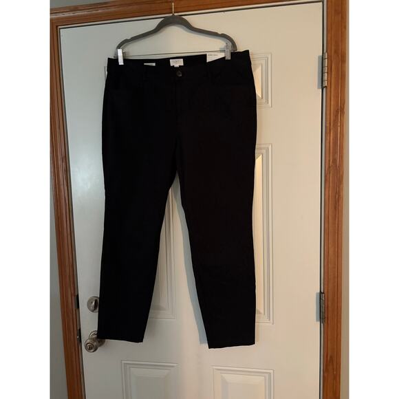 Loft Straight Ankle Mid Rise Pants Size 16W NWT - Picture 1 of 3